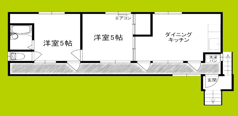 寒川貸家 間取り