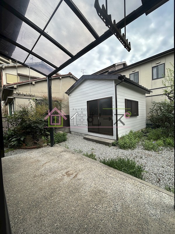 西淀川区佃　貸し一戸建 ベランダ