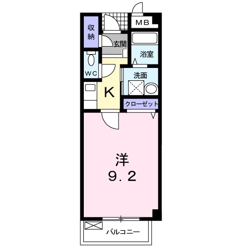 ブランドール久米田Ⅱ 間取り