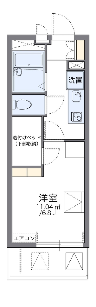 レオパレスタカセ 間取り
