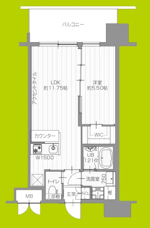 プレジオ三国EURO 間取り図