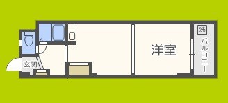 コンフォール長吉 間取り