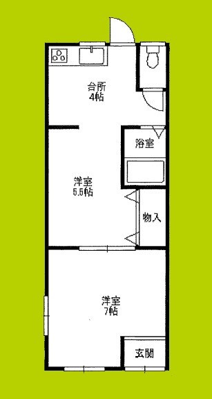 日幸新森アパート 間取り