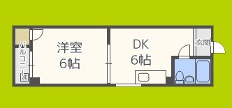 白樺ハイツ清水 間取り