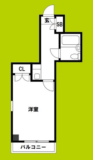 SKハイツ平野 間取り