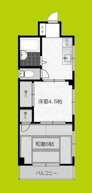 東洋プラザ野江Ⅱ 間取り