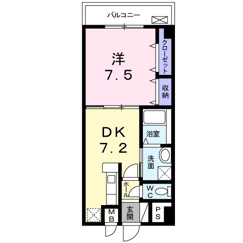 リバーコート浅香 間取り