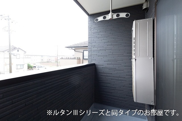 額原町アパートＫ・Ⅰ ベランダ