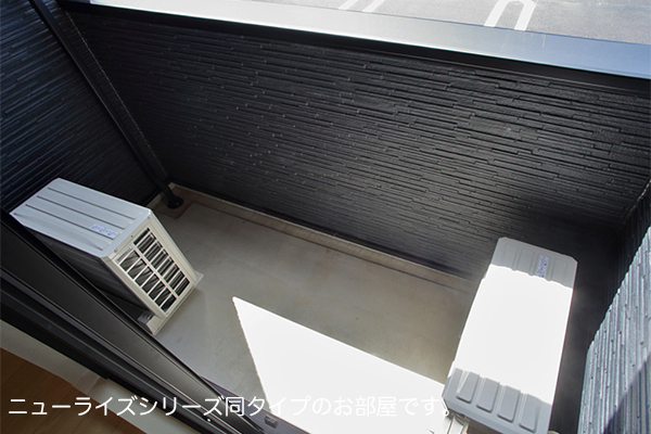 額原町アパートＫ・Ⅱ ベランダ
