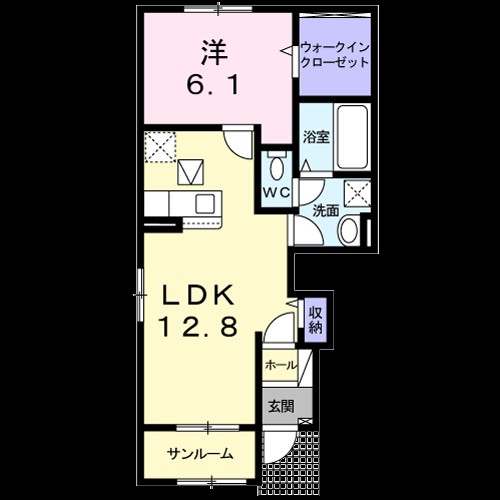シャノワールⅡ 間取り