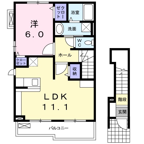 ラ　プチ　レユニオンⅡ 間取り