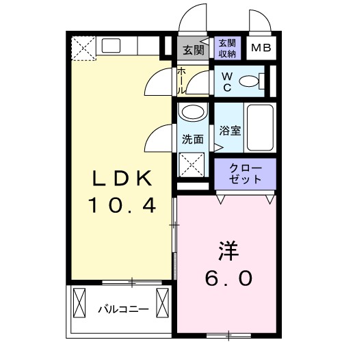 サザンクロス　ｗｅｓｔ 間取り