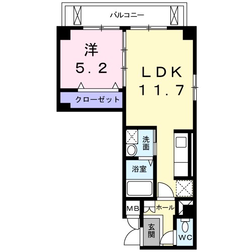 ラフレシール　同心 間取り