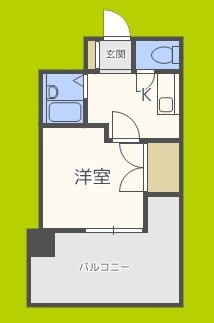 ローズコーポ天満東Ⅱ 間取り