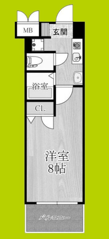 CITY SPIRE北梅田 間取り
