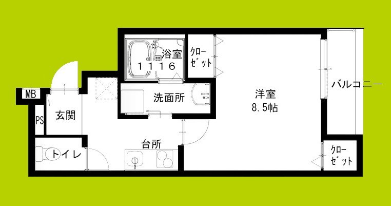 フジパレス東豊中町 間取り