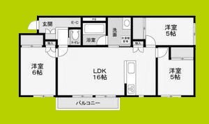 (仮称)河内長野市千代田南町1丁目賃貸計画 間取り
