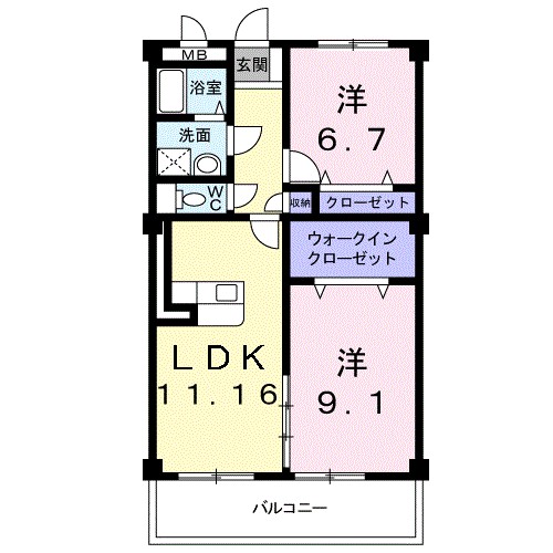 ヴェルドミール 間取り