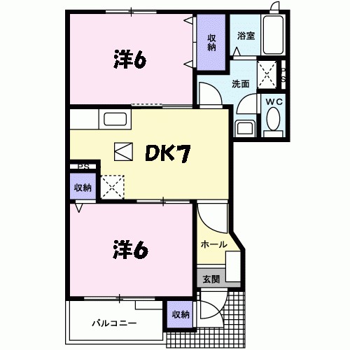 エレガントⅣ 間取り
