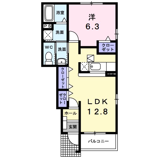 トロワジエムシマ 間取り