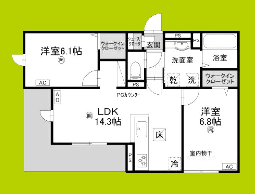 Dーresidence島本町桜井 間取り
