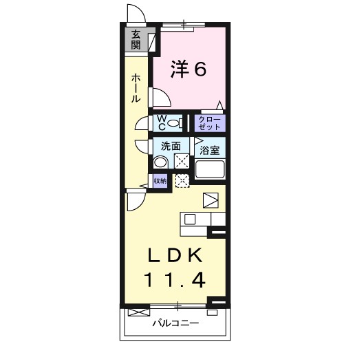 コージーキャトルズ仲蔵 間取り
