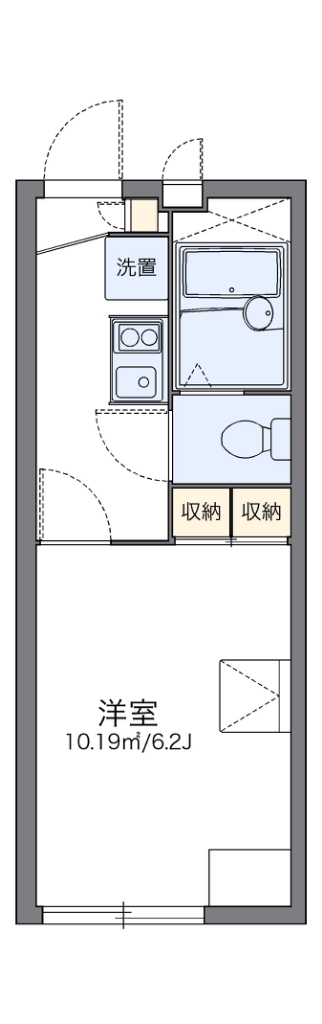 レオパレスヴィラ曽根Ｂ 間取り