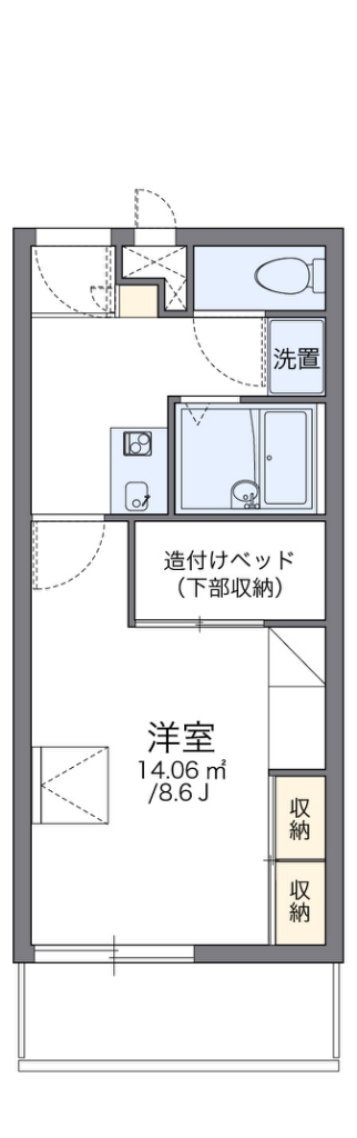 レオパレスＭ’ｓ　ｉｎｎⅡ 間取り