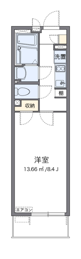 クレイノ大物 間取り