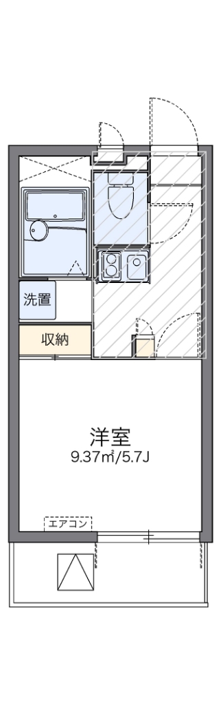レオパレスカサグランデ 間取り
