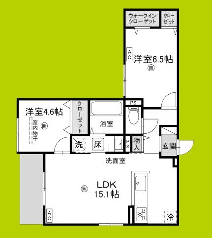 パサログランデ香ヶ丘 間取り