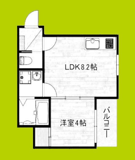 リバーグランデ吹田 間取り図
