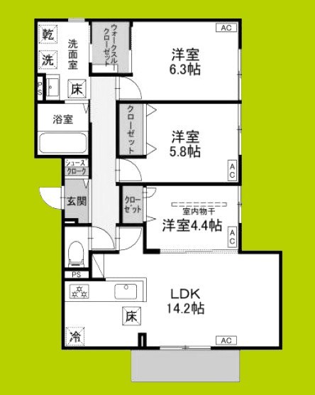 D-residence春日 間取り