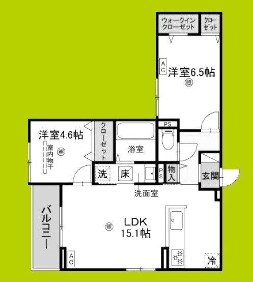 パサログランデ香ヶ丘 間取り