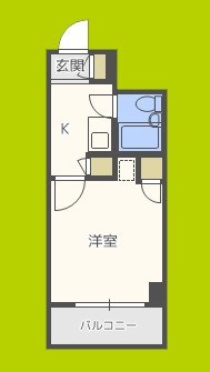 トーカン東淀川キャステール 間取り