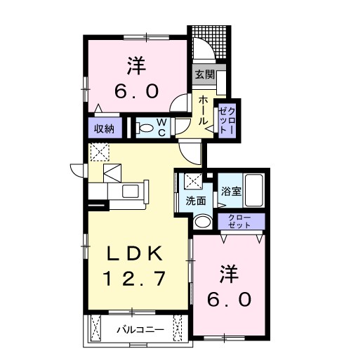 サンウィングスⅡ 間取り