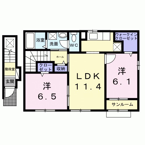パーク・エノコダ 間取り図