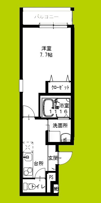 フジパレス小阪Ⅰ番館 間取り