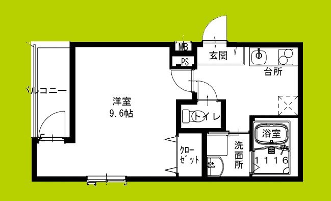 フジパレス小阪Ⅱ番館 間取り図