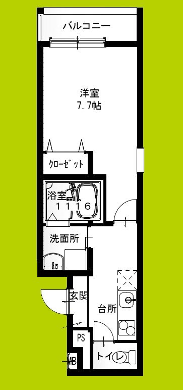 フジパレス小阪Ⅱ番館 間取り