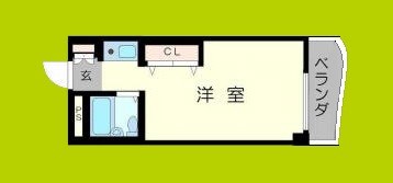 朝日プラザ桃谷パサージュ 間取り