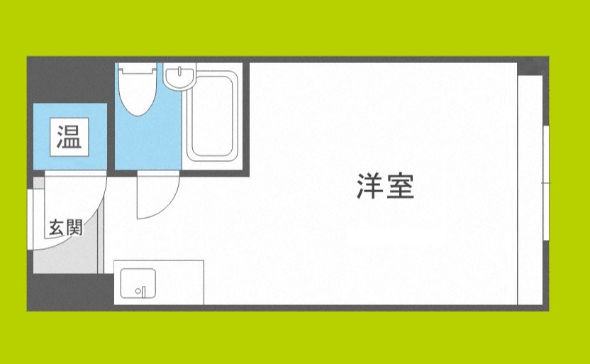 ステュディオ新御堂 間取り