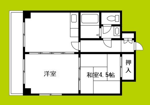 ミフネセントラルベア東三国 間取り