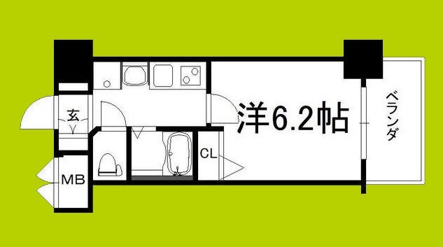 エステムコート新大阪Ⅵエキスプレイス 間取り