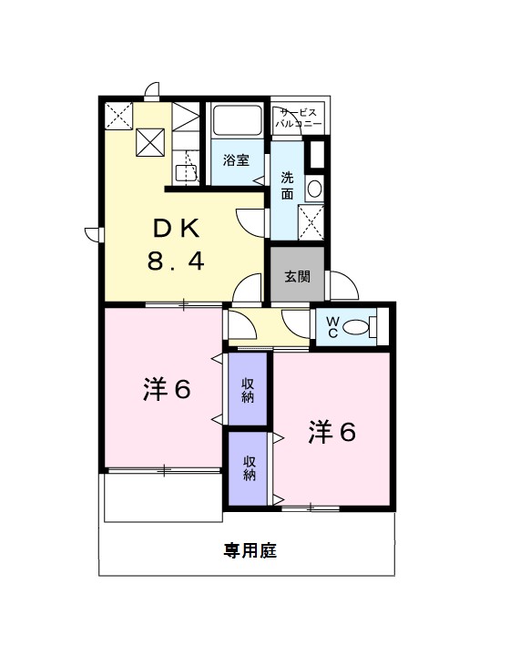 サンパティークⅡ 間取り