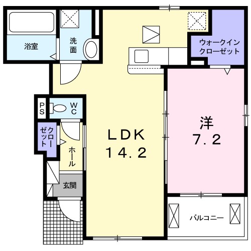 メゾン　エリー 間取り