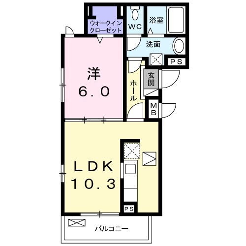 翔　東園田 間取り