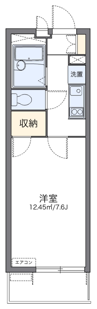 レオパレスムーンライトスクエア 間取り