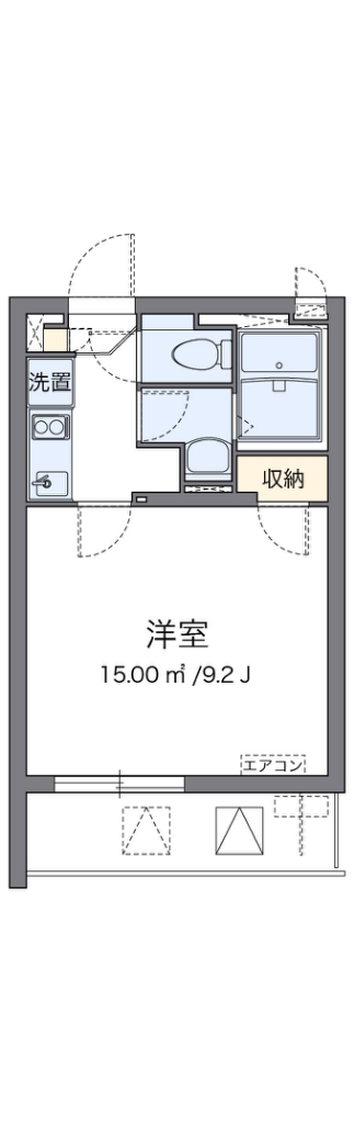 クレイノ長居公園Ⅱ 間取り