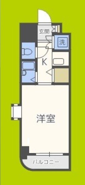クラウンハイム夕陽丘 間取り